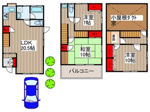 ヴィラ中新井の物件間取画像